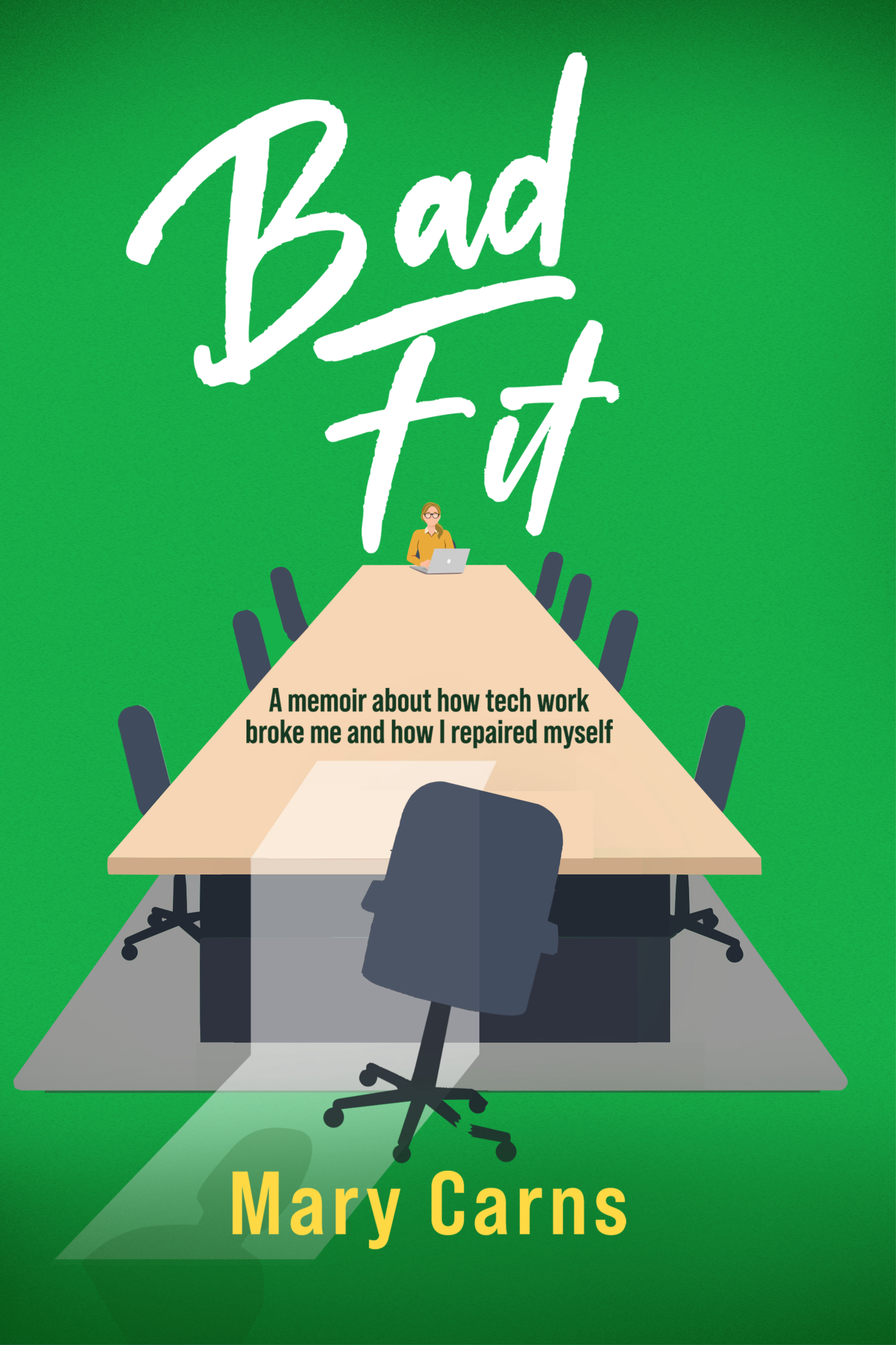 Cover of Bad Fit, a memoir by Mary Carns